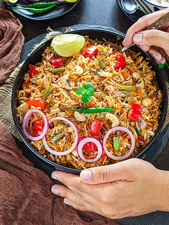 Shahi Veg Biryani - Bharatpur Delight Caterers