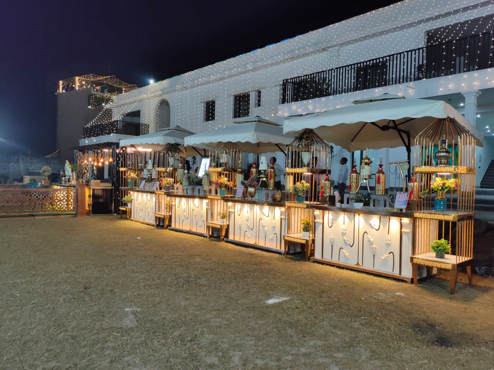 Bharatpur Delight Caterers Food Setup